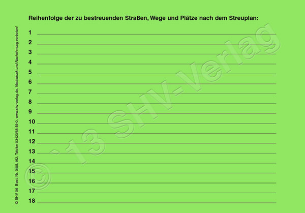 Streubuch für den winterdienst 2