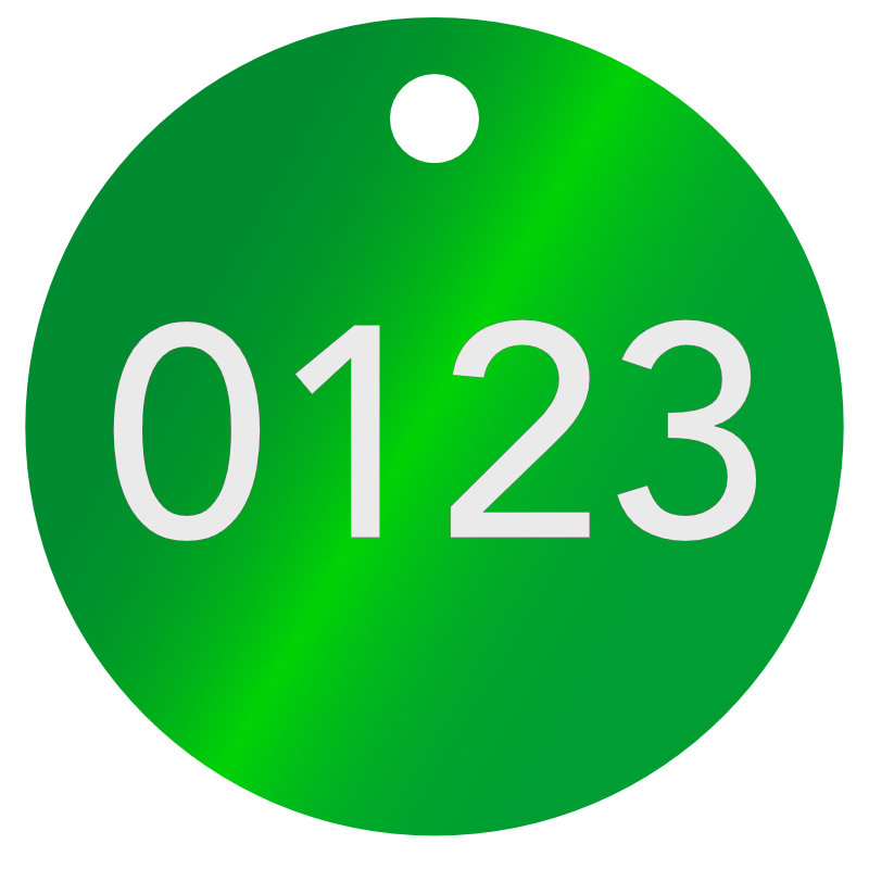 Baummarken, Baumplaketten, ø 40 mm, Stärke 1 mm, Aluminium eloxiert, Laserbeschriftung, Baummarken, Baumplaketten, ø 40 mm, Stärke 1 mm, Aluminium eloxiert, Laserbeschriftung,