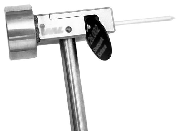 Einschlaghilfe für Baummarken aus Edelstahl Pro-Version "Impactaid"