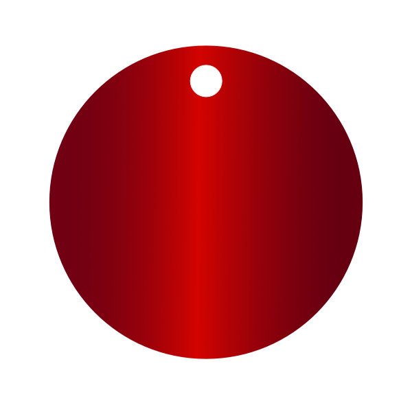 Ronde ø 30 mm, Stärke 1 mm, Schlüsselanhänger, Werkzeugmarken, Aluminium, farbig eloxiert, Seidenglanz, blanko